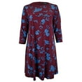 thumbnail image 3 of Women's Plus Size A-Line Dress PB 16W, 3 of 4