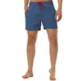 thumbnail image 1 of INSPIRE CHIC Pantalones Cortos de Verano Casual para Hombre con Cintura Ajustable y Forro de Malla Azul Oscuro 32, 1 of 1