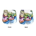 thumbnail image 3 of KLL Alligator Donut Pool Float Pattern Shorts Women,Athletic Shorts High Waisted Running Shorts Pocket Sporty Short Gym Elastic Workout Shorts-Small, 3 of 7