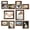 Dark Brown, variant on Picture Frame Set 10 pack, Farmhouse Photo Frames, Gallery Wall Frame Collage, 8x10 5x7 4x6 Frames in 3 Different Finishes Picture Frames For Wall or Desk,Dark Brown