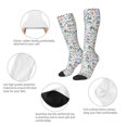thumbnail image 6 of Lsque Watercolor Wildflowers 1 Printed Crew Socks Men's Women's LightWeight Thin Casual Calf Socks ,Knee High Socks,Cotton Socks, 6 of 9