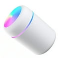 thumbnail image 2 of 3 Pieces Mini Humidifier Bedroom Office Living Room Portable mini humidifier light mini Low Noise Diffuser Atmosphere Light Mist Sprayer, White, 2 of 8