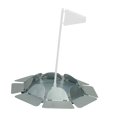 thumbnail image 2 of Copa de práctica para putt, ayuda para entrenamiento con putt con bandera, equipo portátil, ligero, para todas las direcciones, placa para putt en el, 2 of 8