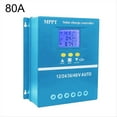 thumbnail image 2 of Controlador de Carga Solar MPPT de 80A 12V 24V 36V 48V System de BateríA AutomáTico, Regulador de Panel Solar Fotovoltaico, 2 of 5