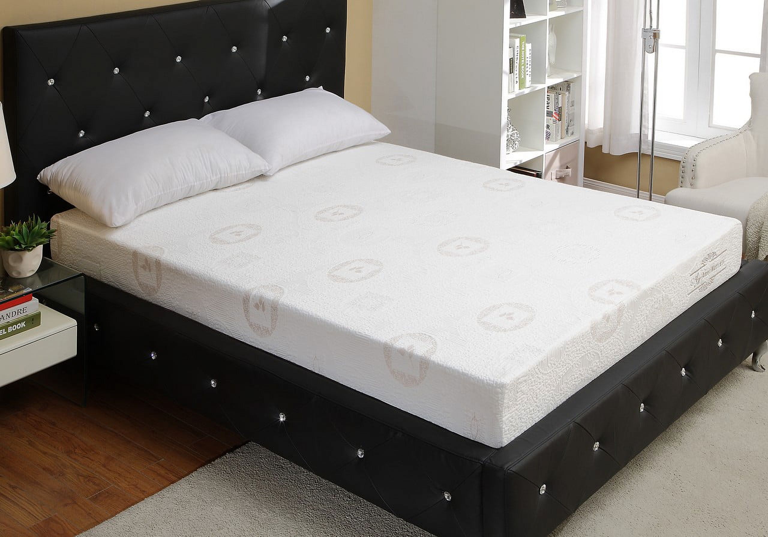 AC Pacific HERBALFUSION-8-KM 8 in. California King Size Green Tea Infused Memory Foam Mattress