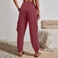 thumbnail image 5 of SIYUDAN Pants For Women Woman Pants Casual Pink Adult Yoga Pants Loose Sweatpants Women Womens Trousers High Waisted Womens Fall Pants, 5 of 6