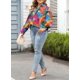 thumbnail image 5 of Blusa Eytino para mujer, talla grande, cuello en V, manga larga, multicolor, 5 of 6