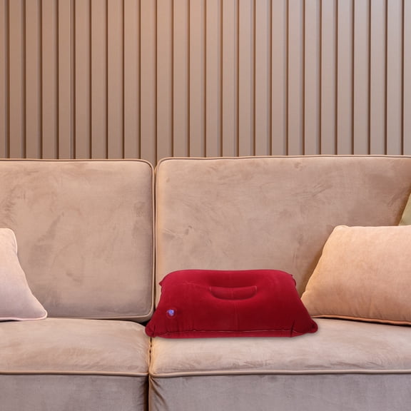 WHAMVOX Inflatable Back Pillow Inflatable Pillow for Sleeping Portable Camping Pillow Camping Gear Must Have Office Resting Pillow Sleeping Pillow Thickened Inflatable Pillow