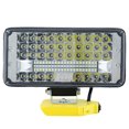 thumbnail image 3 of Luz de trabajo LED 204W 8600 LM Luz de trabajo LED inalámbrica con cabezal giratorio de 130° Linterna portátil para el lugar de trabajo Compatible con Dewalt XR 18V 20V Flex Volt 20V 60V Batería de li, 3 of 7