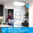 thumbnail image 2 of Ineasicer LED Ceiling Light with Motion Sensor Indoor, 30cm, 24W, 2400 LM, Motion Sensor, 6000K, Motion Sensor Hallway Lamp for Porch, Basement, Corridor, Garage, 2 of 4