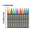 thumbnail image 3 of College Supplies under $1 Double Line Pen 8 Colors Set Hand Account Note Mark Pen Highlighter8ML, 3 of 9