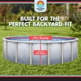 thumbnail image 2 of Lake Effect Pools 21' x 48" Round Bermuda Galvanized Painted Steel Above Ground Swimming Pool, 2 of 8