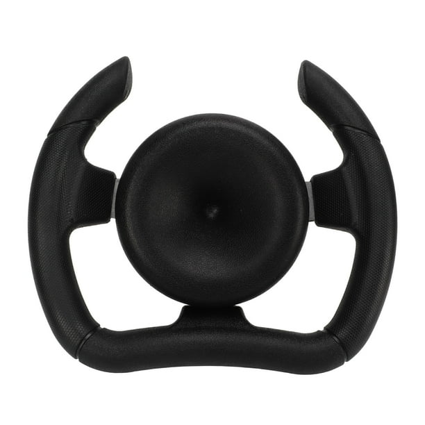 Volante de carreras de 277mm con adaptador de 135mm, pieza de repuesto Universal de PU negra para Kart deportivo Go Karts Jadeshay A