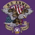 thumbnail image 3 of US Army Eagle T-shirt 250 Years Anniversary American Veteran DD 214 Men's Tee, 3 of 7