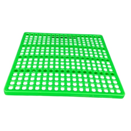EHJRE Rabbit Cage Mats Bedding Cage Cage -Garbage Sheet Mats Mat Water Leak Hole Pets Supplies Base Cushion Feet Pad for Chinchillas, Rats 50cmx50cm