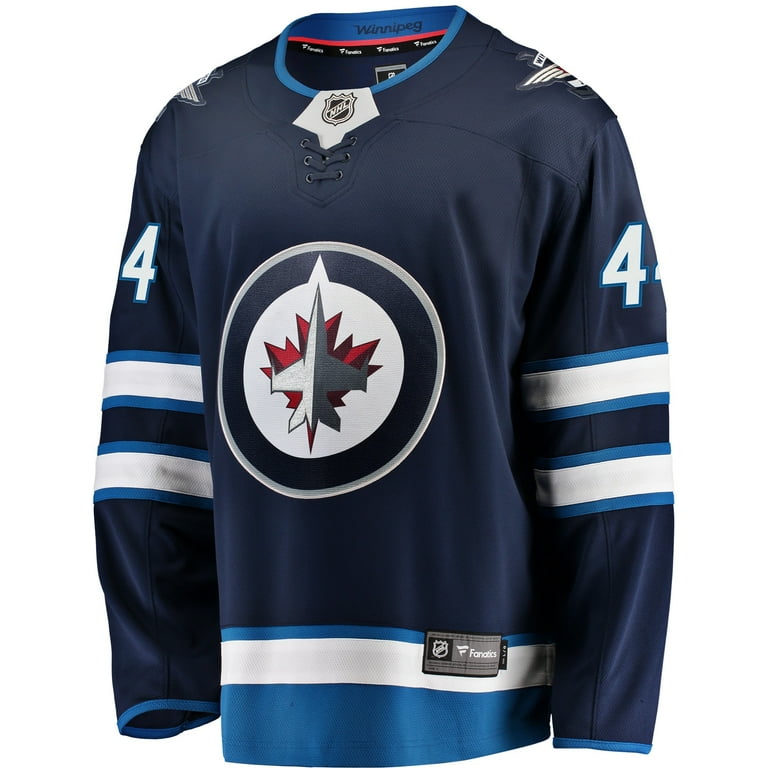 Men's Fanatics Josh Morrissey Navy Winnipeg Jets Breakaway Replica