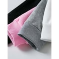 thumbnail image 6 of 3Pcs Boys Girls Casual Soft Brushed Fleece Sweatshirt Hoodies Kids Spring Autumn Hooded Pullover Tops 3-14 Years, 6 of 8