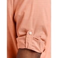 thumbnail image 3 of Washed Oxford Rolled-Sleeve Sport Shirt Tangelo Orange 1XL, 3 of 6