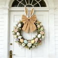 thumbnail image 4 of Easter Bunny Ear Bow Easter Home Hanging Decoration Spring Home Front Door Outdoor, 4 of 5