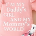thumbnail image 6 of Baby Girl Clothes Summer Outfits Romper Pants Cute Toddler Girl Clothes Gift Set, 6 of 7