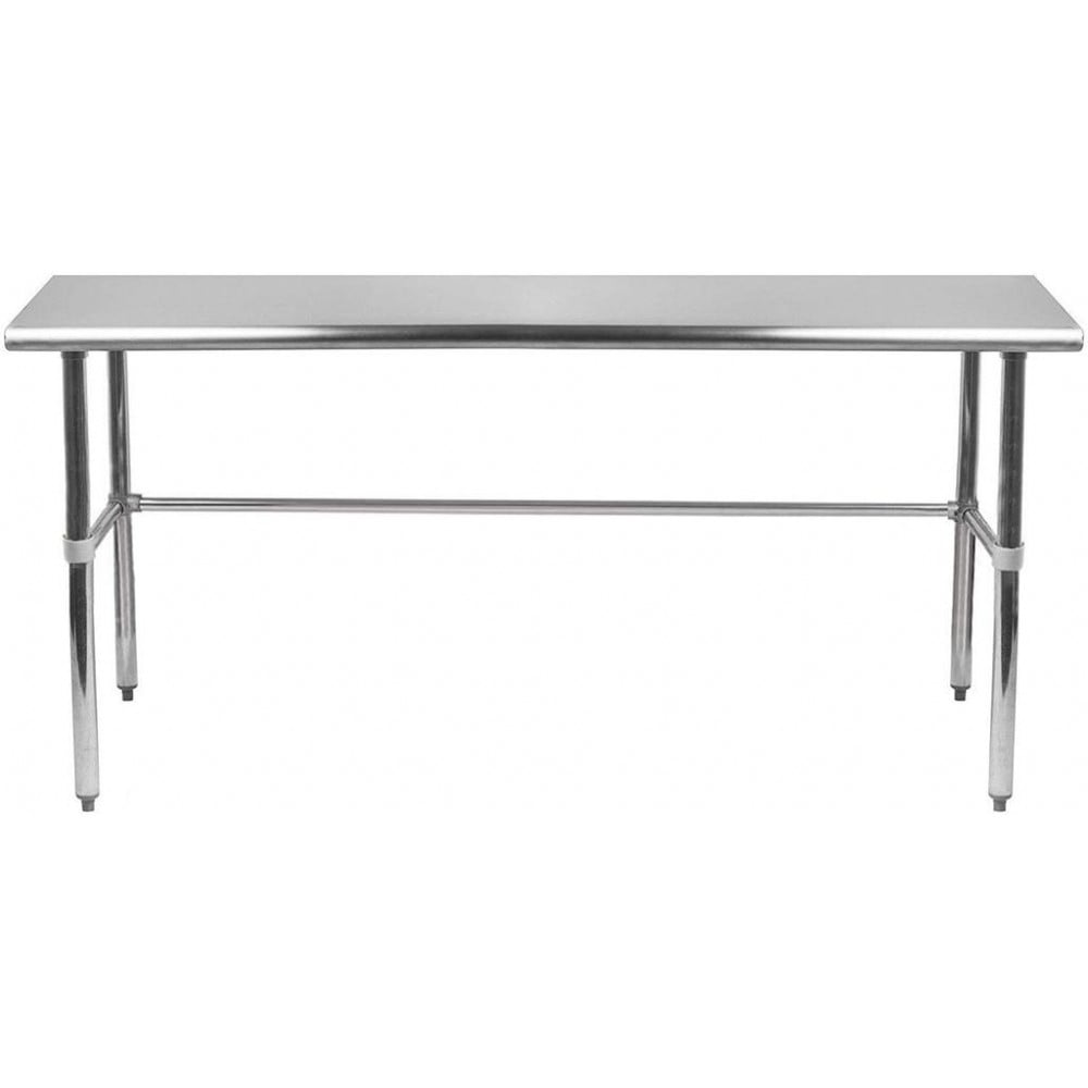 30" X 60" Stainless Steel Work Table With Open Base