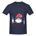 thumbnail image 4 of Bingfone Three Gnome Independence Day Men'S Loose Fit Short-Sleeve Pocket T-Shirt, 4 of 7