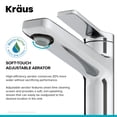 thumbnail image 5 of Indy Single Handle Bathroom Faucet in Chrome (2 Pack), 5 of 5