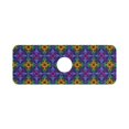 thumbnail image 7 of Yayeee Faucet Mat for Kitchen Sink 14.7" Diatomite Long Splash Guard Pad, Purple Stained Glass Pattern, 7 of 7