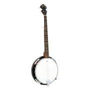 Pyle PBJ60 5-String Banjo with White Jade Tune Pegs and Rosewood Fretboard