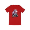 thumbnail image 4 of Funny Hippo Driving Monster Truck Gift for Men Women Kids T-Shirt Cute Hippo Monster Truck Birthday Holiday Presents Tshirt, 4 of 10
