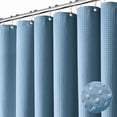 thumbnail image 1 of XmhyTop-A Ensemble de Rideaux de Douche Moderne Texturé, Polyester Premium, 150*180cm, Décoratif Fonctionnel pour Salles de Bain, 1 Pce, Bleu, 1 of 4