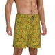 thumbnail image 2 of Balery Corn 6 Pantalones cortos de pijama de punto de algodón para hombre con cinturilla y bolsillos-Large, 2 of 6