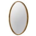 thumbnail image 2 of A&B Home Oval Wood Wall Mirror - 23.5" x 2" x 35.5" - Brown, 2 of 10