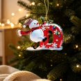 thumbnail image 2 of BSJJY Personalized Initial D Christmas Ornament, Acrylic Letter Tree Hanging Pendant, 3.15x2.36in, DIY Xmas Decoration for Kids and Family, 2 of 5