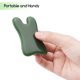 thumbnail image 2 of Herramientas faciales de gua sha de jade natural para la cara, el cuello y la espalda yeacher Herramienta Guasha, 2 of 7