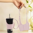 thumbnail image 2 of TIELUTT Coffee Cup Holder Tea Cup Protective Sleeve Water Bottle Holder PU Leather Antique Bottle Holder Glass Racks for Counter Organizer under Rack and Glass Holder Rack Floor with Shelf, 2 of 7