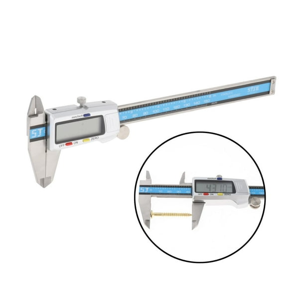 Digital Vernier Caliper 150 Mm/ 6 Inch Stainless Steel Electronic Caliper Inch/Metric Conversion