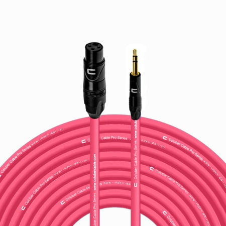 Coluber Cable Balanced XLR Female to 3.5 TRS Male - Audio Microphone Cable