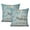 Plage Rustique Thème-Starfish-72, variante sur Décor Côtier Relaxant : Ensemble de 2 Housses de Coussin en Lin 16x16 Pouces Étoile de Mer & Corail - Parfait pour la Décoration Intérieure à Thème Plage.