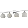 thumbnail image 2 of Currey And Company 5800-0037 Bombelles 4 Light 38" Wide Polished Nickel Vanity Light -, 2 of 5