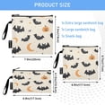 thumbnail image 3 of 3 Size Reusable Food Storage Bags Set Airtight Zipper Closure Lunch Snacks Travel Organizer Halloween-themed Cute Animal, 3 of 8