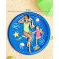thumbnail image 6 of Splash Pad for Toddlers, 67" Sprinkler for Kids, Thicken Baby Pool Water Mat, Fun Summer Outdoor Water Toys for Toddlers 1-3,Blue, 6 of 7