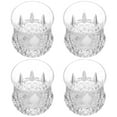 thumbnail image 1 of FELTECHELECTR 4 vasos de cristal con luz LED para beber vino, diseño de piña, vasos de agua luminosos para decoración de fiestas y bares., 1 of 5