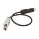 thumbnail image 3 of Encendedor de cigarrillos Enchufe macho Cable de 19,7 pulgadas Adaptador de encendedor de cigarrillos Cable cargador para vehículos generales de 12 V a 24 V CC, 3 of 12