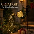 thumbnail image 2 of Rirool Solar Watering Can Light, Warm White Cascading Fairy Lights with 23.6 in Fairy Silhouette Garden Stake, Weather-Resistant Metal Outdoor Decor for Patio, Yard, Pathway and Lawn, 2 of 8