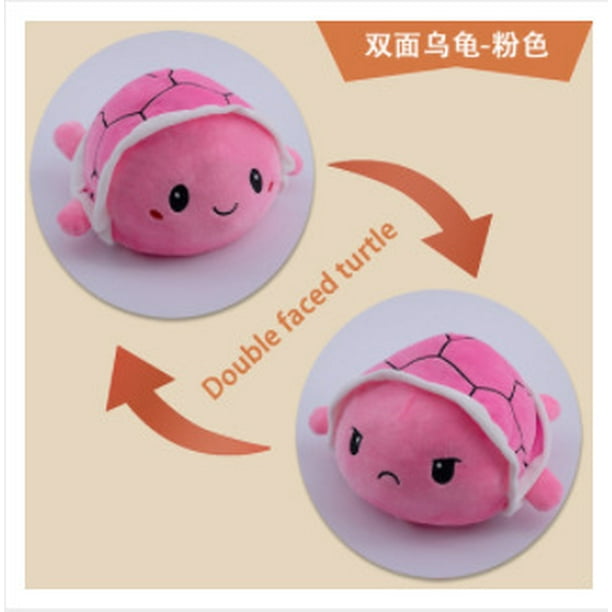HOSIGUZU 15/20CM Reversible Tortoise Plush Toys Flip Stuffed TEETURTLE MOOD SWITCHER Turtle