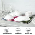 thumbnail image 2 of Iauyy Dish Drying Mat for Kitchen Counter, Super Absorbent & Hanging 16x18 / 18x24 Inch (S/M) with Dewdrops on The Petals, 2 of 8