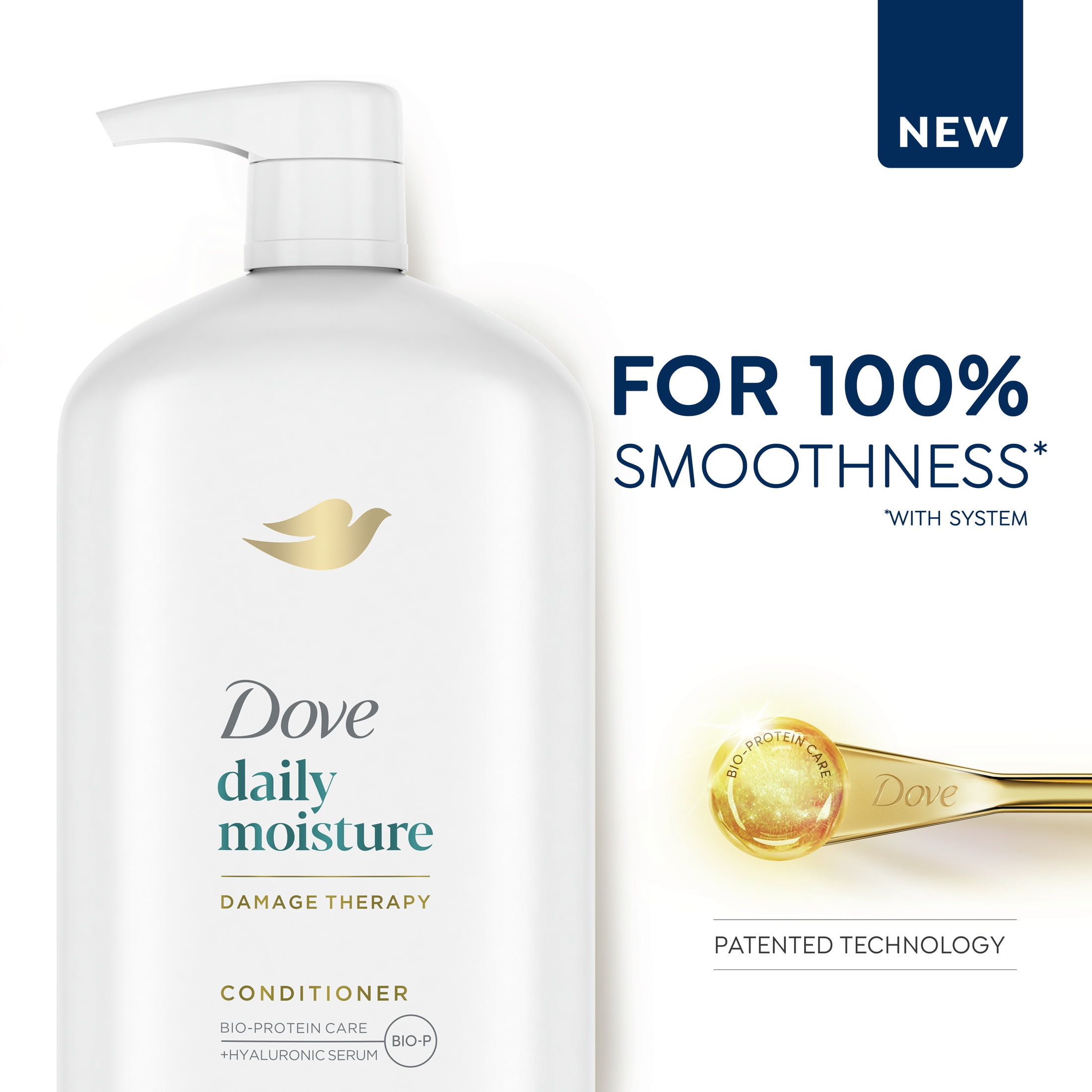 Dove Ultra Care Moisturizing Daily Conditioner for Dry Hair with Bio-Restore Complex, 31 fl oz
