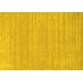thumbnail image 1 of Ahgly Company Indoor Rectangle Solid Yellow Modern Area Rugs, 5' x 7', 1 of 4