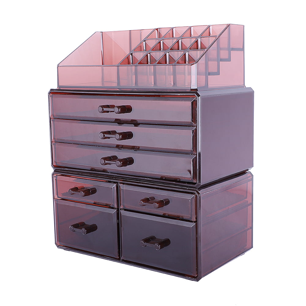 Bathroom Organizer on Countertop with 4 Small and 3 Large Drawers, 9.5